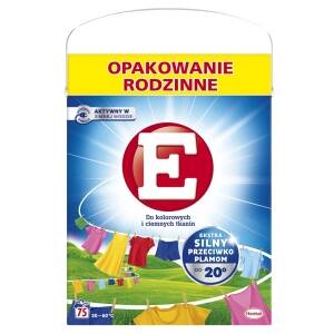 E Waschpulver für bunte und dunkle Stoffe, 4,5 kg Karton