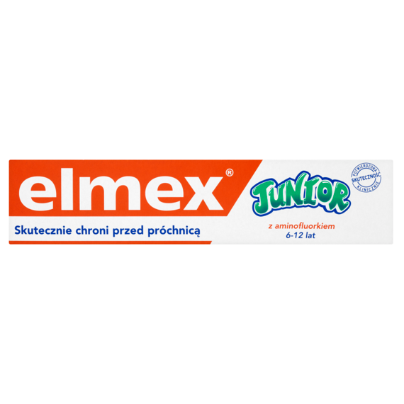 Elmex Junior Aminfluorid Zahnpasta für Kinder von 6-12 Jahre alt 75ml