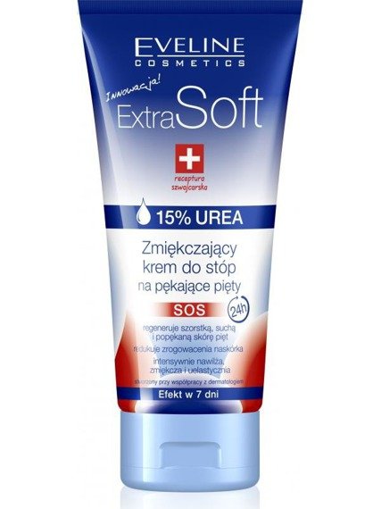 Eveline Cosmetics Krem sos pękające pięty 15% urea 100 ml