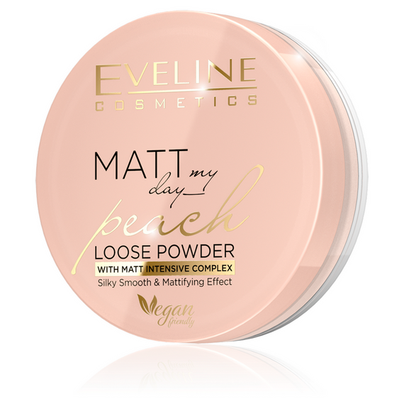 Eveline Cosmetics Matt My Day Peach mattierendes loses Puder