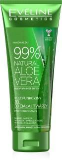 Eveline Cosmetics NATURAL ALOE VERA Multifunkcyjny żel do ciała i twarzy aloes 99% 250 ml