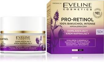 Eveline Cosmetics PRO-RETINOL 100% BAKUCHIOL Odmładzający krem silnie ujędrniający 50+ 50 ml