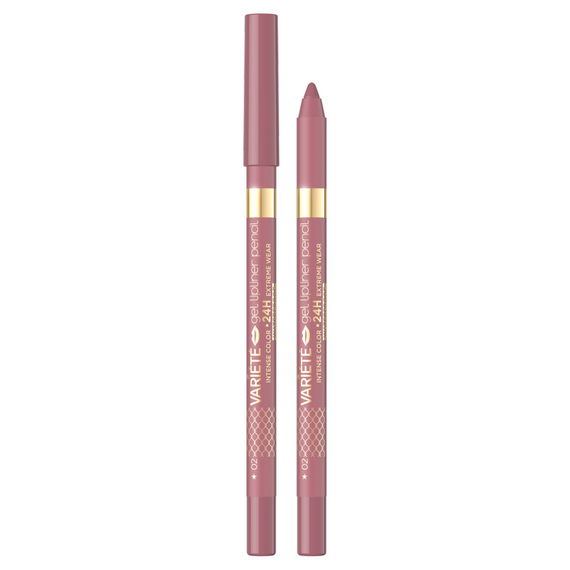 Eveline Cosmetics Variété Wasserfester Gel-Lippenstift, Nr. 02 rosa