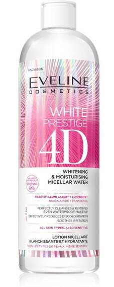 Eveline Cosmetics White Prestige 4D Aufhellendes und feuchtigkeitsspendendes Mizellenfluid