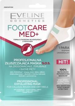 Eveline Foot Care Med+ Profesjonalna złuszczająca maska do pięt