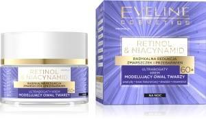 Eveline RETINOL&NIACYNAMID krem na noc modelujący owal twarzy 60+ 50 ml