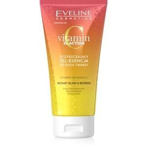 Eveline Vitamin C 3 x action Oczyszczający żel-esencja do mycia twarzy 150 ml