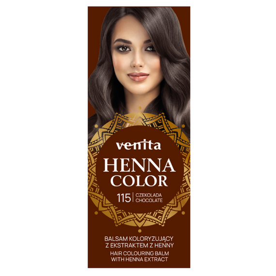 FARBBALSAM MIT HENNA-EXTRAKT, SCHOKOLADE NR. 115