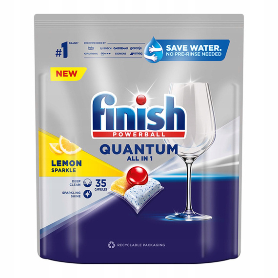 FINISH Kapsułki Quantum All-in-1 35 sztuk lemon