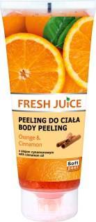 FRESH JUICE Peeling do ciała Pomarańcza i Cynamon, 200ml