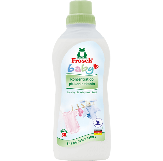 FROSCH Baby Płyn do płukania tkanin koncentrat dla niemowląt i dzieci 750ml