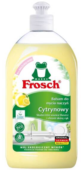 FROSCH Cytrynowy balsam do mycia naczyń naturalna czystość 500 ml