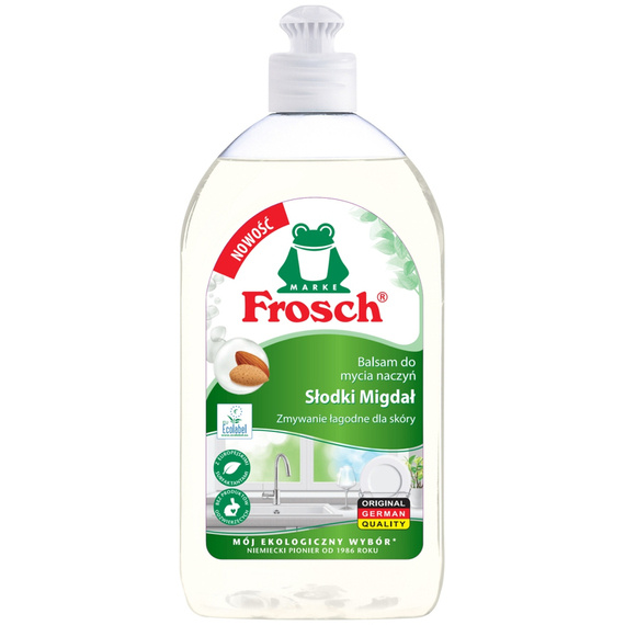 FROSCH Ekologiczny Balsam Płyn do Mycia Naczyń Słodki Migdał 500ml 