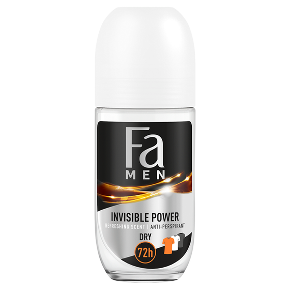 Fa Men Invisible Power 72h Roll-on Antitranspirant mit erfrischendem Duft 50 ml