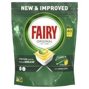 Fairy Original All in One Lemon – Geschirrspülmaschinentabs (40 Stück)