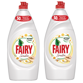 Fairy Sensitive Chamomile & Vit E Płyn do mycia naczyń 2x900 ml