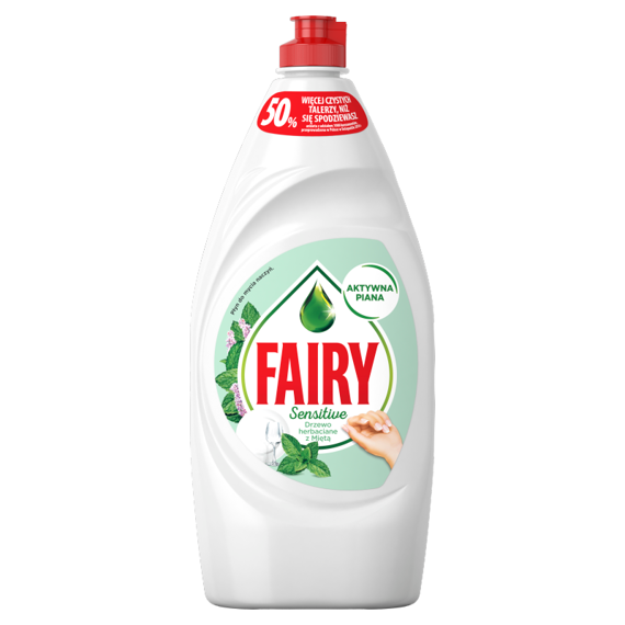 Fairy Sensitive teatree & Mint Dishwashing liquid 900ml