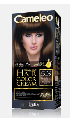 Farba do włosów CAMELEO OMEGA + 5.3 Jasny Złoty Brąż / Light Golden Brown
