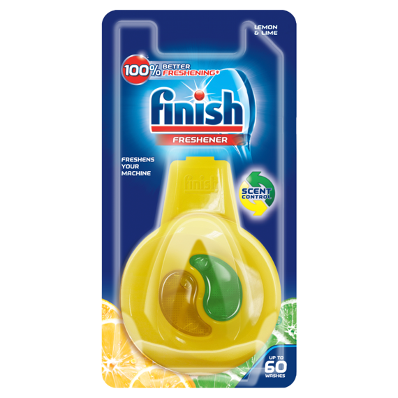 Finish 5x Strom Aktionen FRESHENER Spülmaschine Zitrone und Limette 5ml