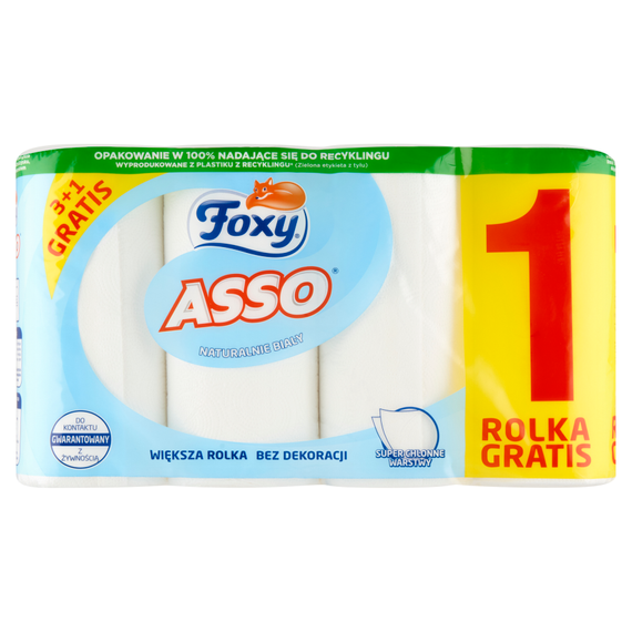 Foxy Asso Küchentuch 4 Rollen