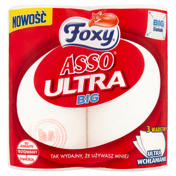 Foxy Asso Ultra-Küchentuch 2 Rollen