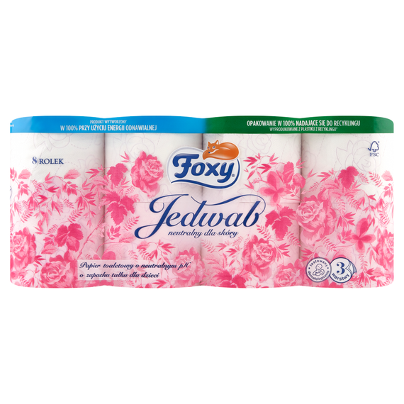 Foxy Silk Toilettenpapier 8 Rollen