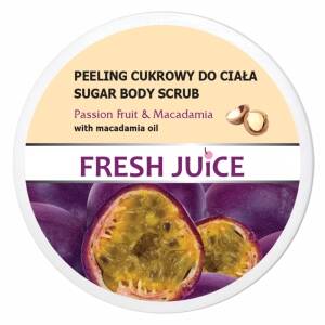 Frischer Saft Zuckerpeeling Maracuja und Macadamia 225 ml