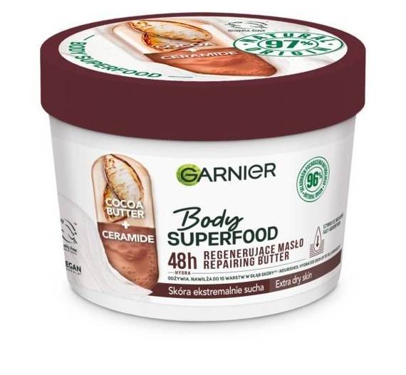 GARNIER Body SUPERFOODRegenerujące Masło do ciała - skóra ekstremalnie sucha 380ml