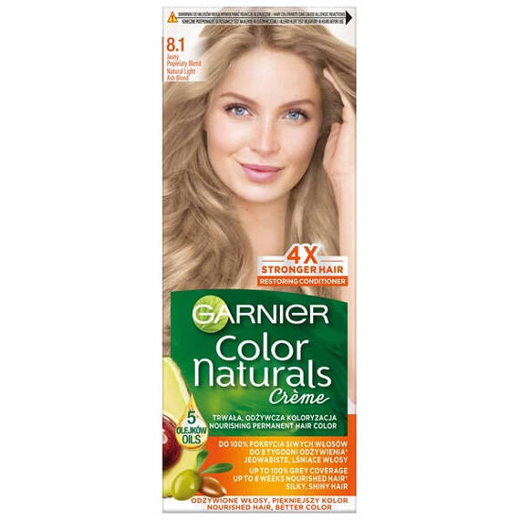 Garnier Color Naturals Créme 8.1 Natural Hell Aschblond Haarfarbe