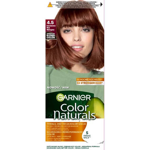Garnier Color Naturals Créme Haarfärbemittel 4.5 Mahogany