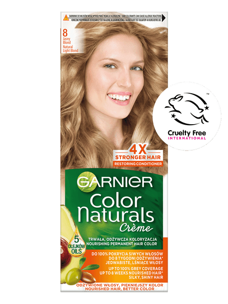Garnier Créme Farbe Naturals Haarfärbemittel 8 Hellblond