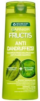 Garnier Fructis Przeciwłupieżowy Szampon wzmacniający 2w1 do włosów normalnych 400 ml