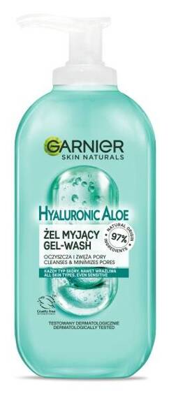 Garnier Hyaluronic Aloe Żel oczyszczający, 200ml