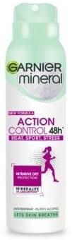 Garnier Mineral Action Control Heat, Sport, Stress 48H Antyperspirant Spray Damski 150ML