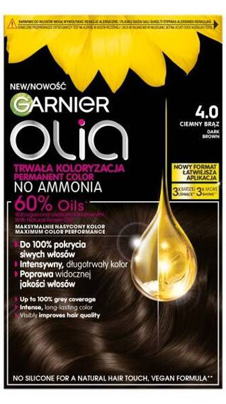 Garnier Olia Haarfarbe 4.0 Dunkelbraun