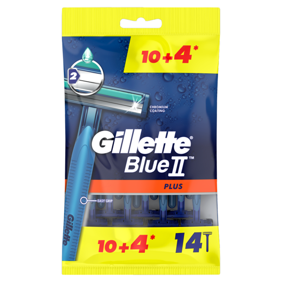 Gillette Blue II Plus-Einwegrasierer 14 Stück