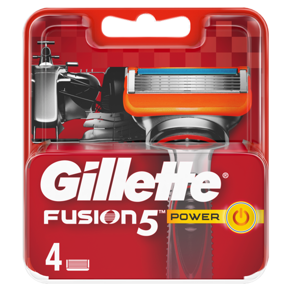 Gillette Fusion Power Ersatzklingen 4 Stück