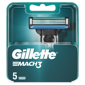 Gillette Mach3 Ostrza wymienne do maszynki, 5 sztuk