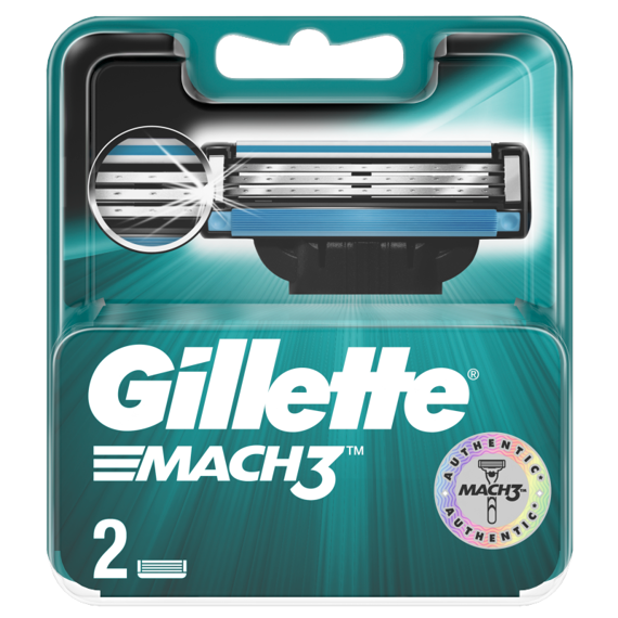 Gillette Mach3 Rasierklingen Auswechselbare 2 Stück