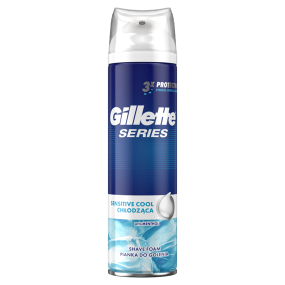 Gillette Series Sensitive Cool Pianka do golenia 250 ml
