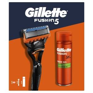 Gillette Set Fusion5 Rasierer + Fusion Sensitive Rasiergel 200 ml