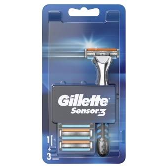 Gillette sensor3 rączka maszynki +3 ostrza