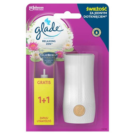 Glade Touch & Fresh Relaxing Zen Skoncentrowany odświeżacz powietrza 2 x 10 ml