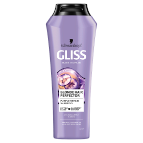 Gliss Blonde Hair Perfector Szampon do włosów farbowanych lub rozjaśnianych blond 250 ml