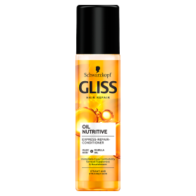 Gliss Oil Nutritive Ekspresowa odżywka do włosów przesuszonych i nadwyrężonych 200 ml