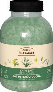 Green Pharmacy, Badesalz, Vetiver und Vanille, 1000 g