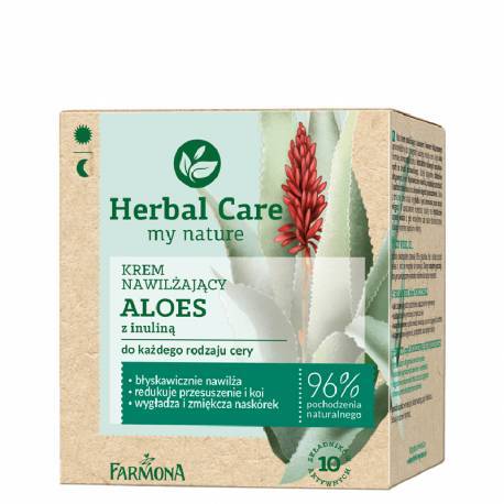 HERBAL CARE Krem nawilżający ALOES z inuliną 50ml