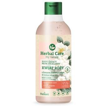 HERBAL CARE Płyn micelarny KWIAT RÓŻY z kwasem hialuronowym 400 ml