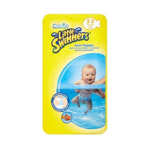 Huggies Little Swimmers Wegwerfhöschen zum Schwimmen 2-3 Größe 12 Stück
