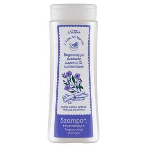 JOANNA Z APTECZKI BABUNI Regenerierendes Shampoo Leinsamen und Süßholz 300 ml